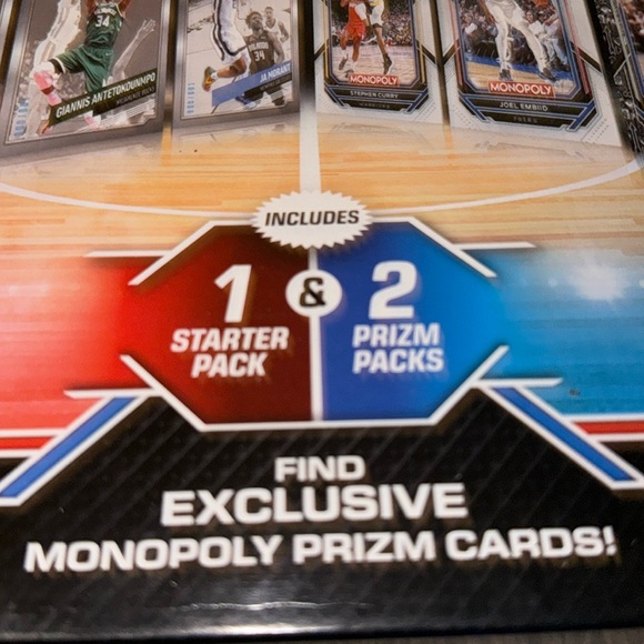 NBA Prizim Monopoly w / released original Monopoly HOLO Cards! - Picture 4 of 5
